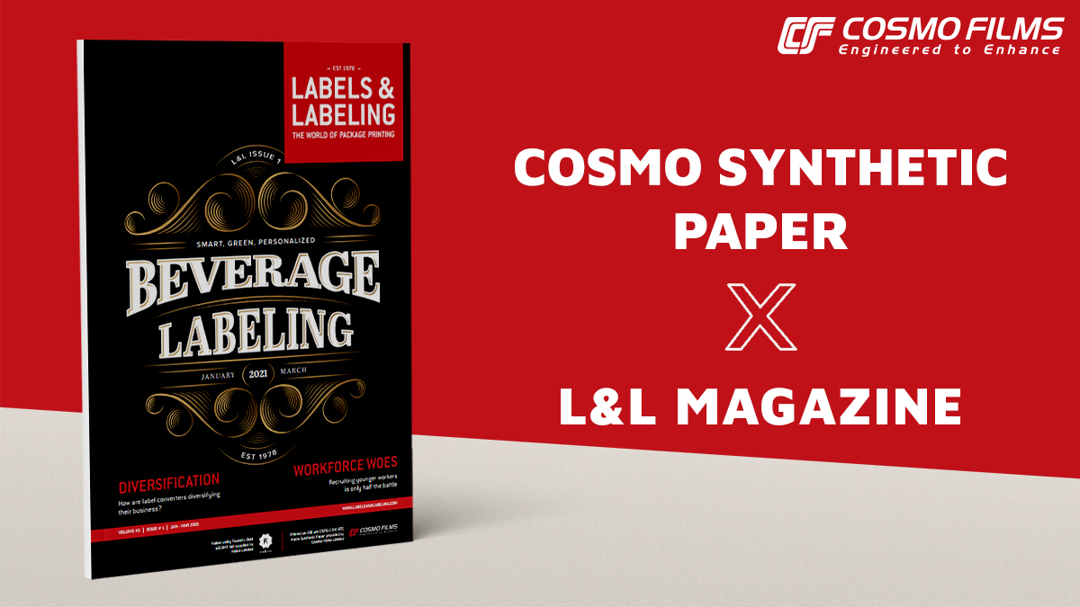 Copertina della rivista L&L stampata su Cosmo Synthetic Paper
